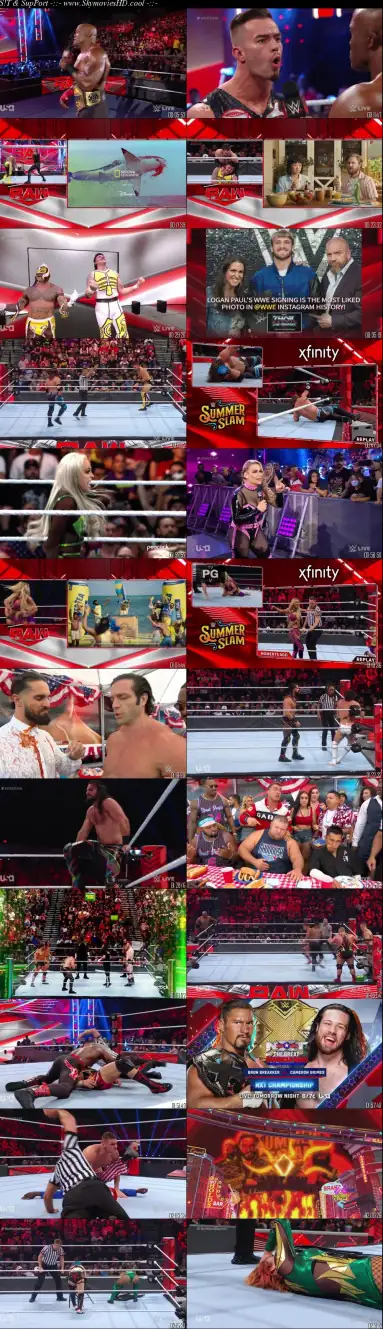 WWE Monday Night Raw 4th July 2022 Screenshot 1