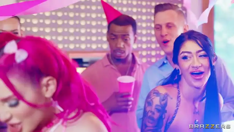 Lily’s Epic Birthday Gangbang Screenshot 1