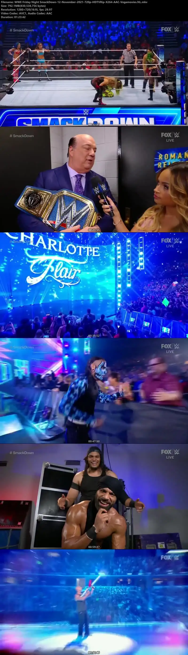 WWE Friday Night SmackDown 12th November Screenshot 1