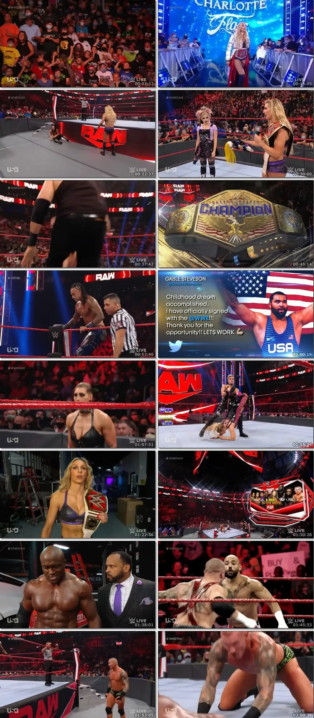 WWE Monday Night Raw 13th September Screenshot 1