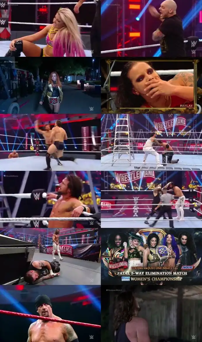 WWE Wrestlemania 36 PPV Full Show (4/5 April Screenshot 2 WWE Wrestlemania 36 PPV Full Show (4/5 April Screenshot 2